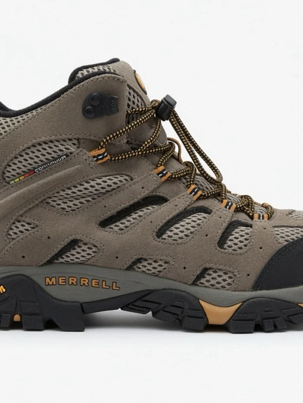 Merrell Men's Taupe and Black Rugged Trail Boots